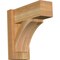Ekena Millwork Thorton Block Rough Sawn Outlooker, Western Red Cedar, 6"W x 14"D x 14"H OUT06X14X14THR05RWR - alternate 1
